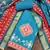 Blue premium rayon cotton digital print unstitched dress material