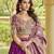 Deep Purple Embroidered Lehenga Choli with Dupatta