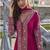 Pink embroidered pakistani anarkali suit