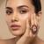 Rani stone stud brass ring / stylish & durable/ trendy adjustable stainless steel ring