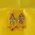 Stone Moti Meenakari Beads Bali Earing