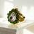 Light green stone stud brass ring / premium gold plated wedding ring for  women