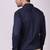 Pier seven men's cotton satin bead work slim fit shirt - navy blue (pwy003)