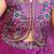 purple sequins embroidered silk festive lehenga set choli with dupatta
