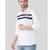Pier seven luxe cotton striped men's regular fit shirt - white (jwm022)