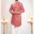 pink silk embroidered sherwani and trouser