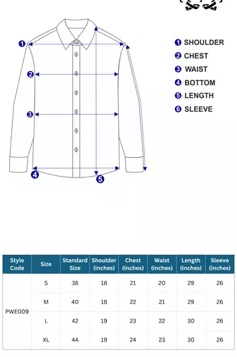 Pier seven mirror hand embroidered 100% cotton men's slim fit full sleeve shirt - navy (pwe009)