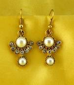 Stone Moti Meenakari Beads Bali Earing