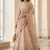 light peach heavy silk sequins Embroiedery & Real Mirror wedding lehenga