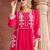 Ethnic Motifs Embroidered Thread Work Viscos Bulti Kurta With Trouser 