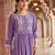 Ethnic Motifs Embroidered Thread Work Viscos Bulti Kurta With Trouser 