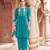 Ethnic Motifs Embroidered Thread Work Viscos Bulti Kurta With Trouser 