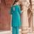 Ethnic Motifs Embroidered Thread Work Viscos Bulti Kurta With Trouser 