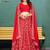 Fabulous Georgette Red Embroidery Sequence Bridal Lehenga Choli