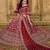 Bridal  Malai Satin Maroon  Embroidery Sequence Lehenga Choli