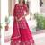 Pink Georgette Sequins Embroidered Festive Wear Sharara Suit