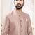 brown silk embroidered sherwani and trouser