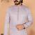 Men’s heavy jacquard silk purple kurta with cotton pyjama