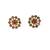 Multi stone stud brass tops/stone-studded earrings / women – party wear/ festive jewelry/sku-ear749