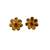 Multi stone stud brass tops/stone-studded earrings / women – party wear/ festive jewelry/sku-ear748