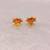 Multi stone stud brass tops/stone-studded earrings / women – party wear/ festive jewelry/sku-ear748