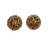 Multi stone stud brass tops/stone-studded earrings / women – party wear/ festive jewelry/sku-ear747