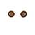 Multi stone stud brass tops/stone-studded earrings / women – party wear/ festive jewelry/sku-ear746