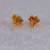 Multi stone stud brass tops/stone-studded earrings / women – party wear/ festive jewelry/sku-ear741