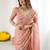 Frandy siffon fabric with embroidery sinqunce Saree With Blouse Set