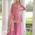 Pink Sequins Embroidered Organza Festive Kameez