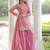 Pink Sequins Embroidered Organza Festive Kameez