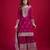 Heavy chinon silk embroidery and sequence work rani pink  readymade salwar suit