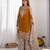 Trendy  silk embroidery and sequence work lemon readymade salwar suit