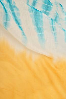 Multi digital printed linen ready to wear designer saree with unstitched blouse 5