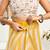 Yellow white digital printed linen ready to wear designer saree with unstitched blouse