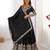 Black embroidered work lehenga choli with dupatta