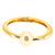 Gold plated hinged cuff bracelet