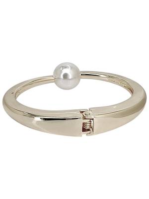 Silver plated hinged cuff bracelet 4