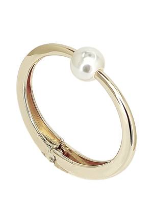 Silver plated hinged cuff bracelet 5