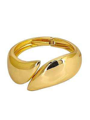 Gold plated stylish cuff bracelet 2