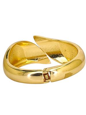 Gold plated stylish cuff bracelet 4