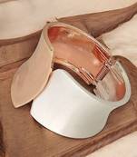 Gold & silver plated statement cuff bracelet