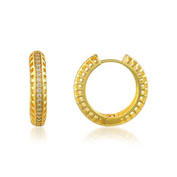 Brass micron gold mangalsutra bangle and earring 4