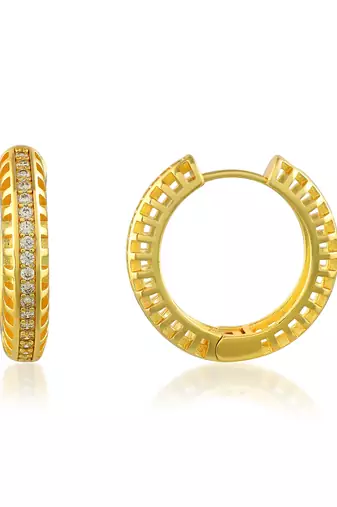 Brass micron gold mangalsutra bangle and earring