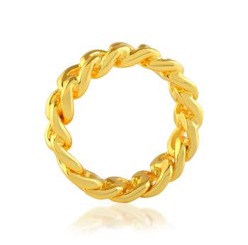 Brass micron gold challa finger band 2