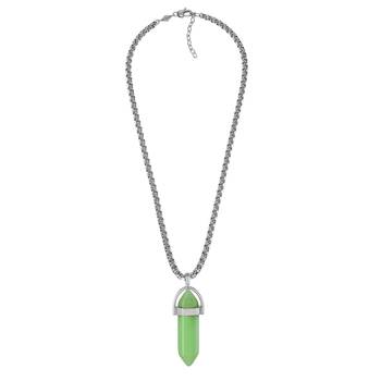 Green jade pendant for good luck fortune for men women 2
