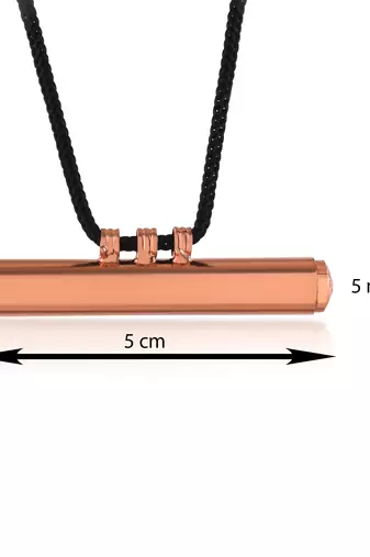 Pure copper long tabiz amulet talisman for evil protection