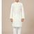 white cotton printed kurta pyjama for boys