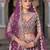 lovable purple embroidered net lehenga set choli with dupatta