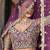 lovable purple embroidered net lehenga set choli with dupatta